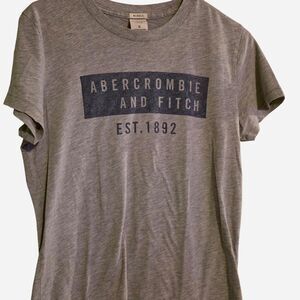 Abercrombie-fitch Men's Grey T-shirt